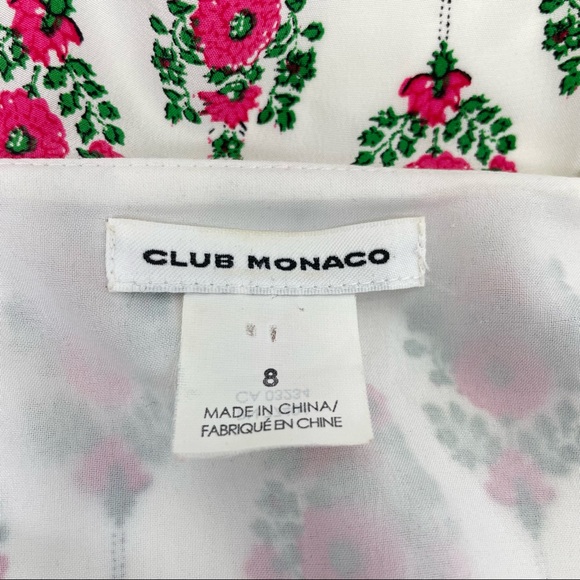 Club Monaco Silk Wrap Dress Small - Picture 9 of 15